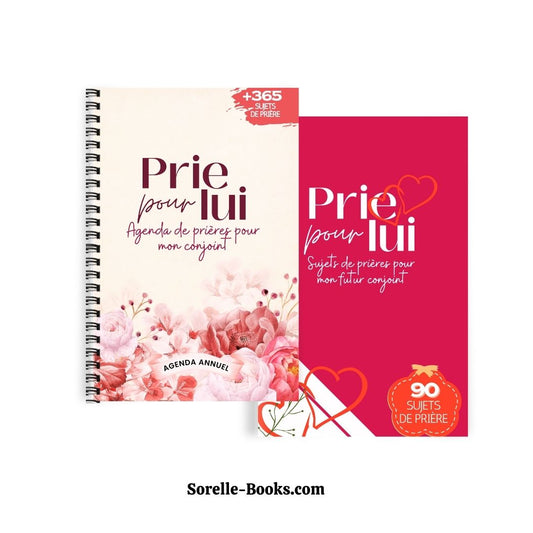 Prie pour lui : Agenda et journal de prières (2 Livres)